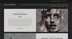 Desktop Screenshot of boblebowski.com